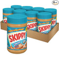 SKIPPY Creamy Peanut Butter 8-Pack 16.3 oz Jars Bulk Peanut Butter