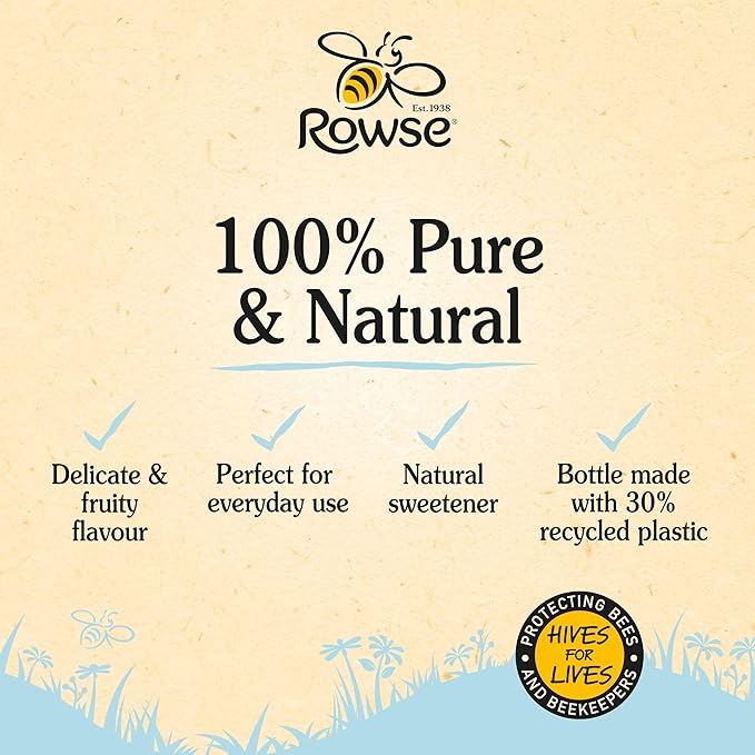 Rowse Squeezy Acacia Honey 250g (Case of 6)