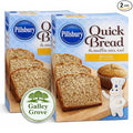 Pilsbury Quick Bread Banana Bread &amp Muffin Mix 14 oz (2-Pack) Bundle With Galley Grove Sugar-Free Breath Mints