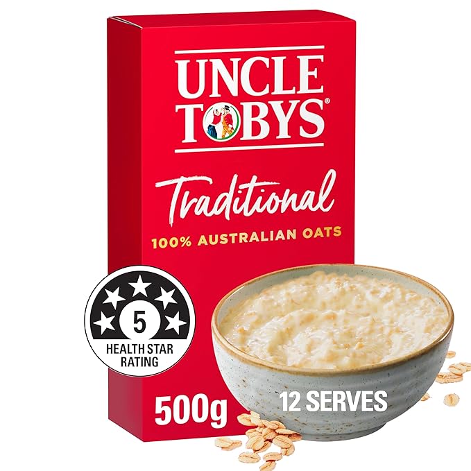 Uncle Tobys Traditional Oats 500g.