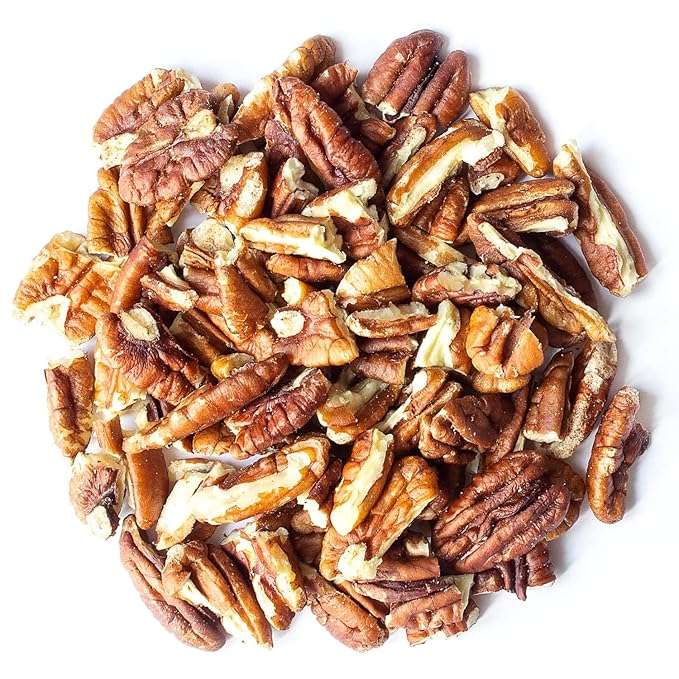 Food to Live Organic Pecan Pieces 3 Pounds Raw Chopped Pecans Non-GMO Unsalted Unroasted Kosher Shelled Kosher Vegan Sirtfood Bulk. Keto-Friendly. Good Source of Iron and Calcium.