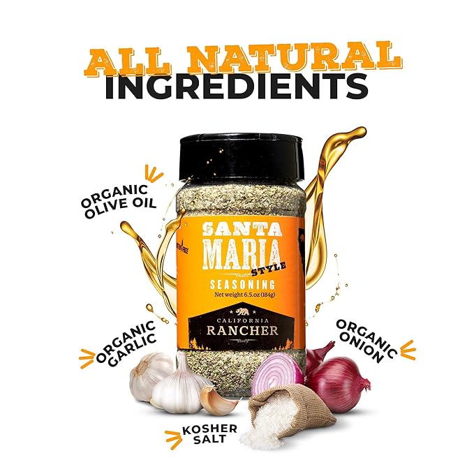 California Rancher - Santa Maria Seasoning Monterey Seafood Seasoning and Oaky &amp Smoky Bbq Dry Rub Gluten-free Bbq Rubs and Spices for Smoking