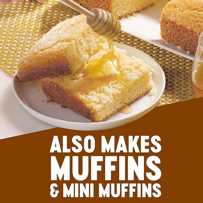 Krusteaz Honey Cornbread and Muffin Mix 15 Ounce (Pack of 8)