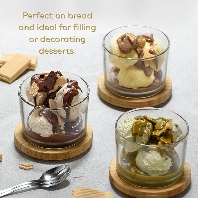 Babbi Cremadelizia Italian Cream Spreads Gianduia Suprema Pistachio &amp Cocoa Flavors 6 Oz (Pack of 3) Gourmet Dessert Toppings Gluten Free Vegan