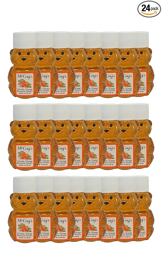 McCoy's Honey - Orange Blossom Honey 2oz 24 Pack