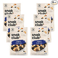 Snak Club Yogurt Trail Mix with Raisins Peanuts Dried Dates Yogurt Chips Cashews and Almonds Gluten-Free and Kosher Snack 6.75 oz Resealable Bags 6 Pack