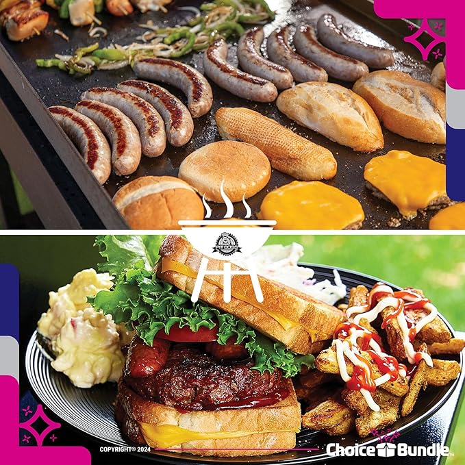 Pit Boss Ultimate Burger Premium BBQ Barbecue Mixed Seasoning Spice &amp Rub 4 pk Choice Bundle (22 oz) + Guide &amp Keychain Bottle Opener (6 Items)!