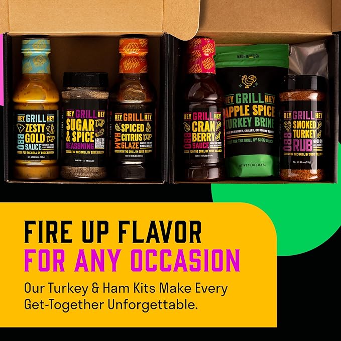 Holiday Kit Bundle | SMOKED TURKEY BRINE KIT &amp SMOKED HAM KIT | INCLUDES BRINE SEASONINGS SAUCES &amp MORE!