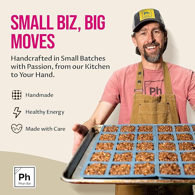 Phun Bar Free For All Energy Bars (Pack of 12) | Cranberries + Chocolate Vegan | Dairy-Free Nut-Free &amp Gluten-Free Sports Energy Bars for Running Training &amp Outdoor Days