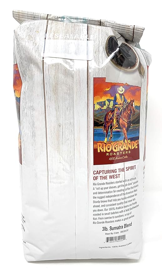Rio Grande Roasters Sumatra Blend Coffee 3 lb.