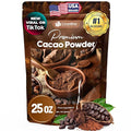 Lavendium 25oz (1.56 lbs) Cacao Powder 100% Natural &amp Pure Unsweetened Rich Chocolate Flavor Perfect for Baking &amp Smoothies No Additives No Gluten Vegan