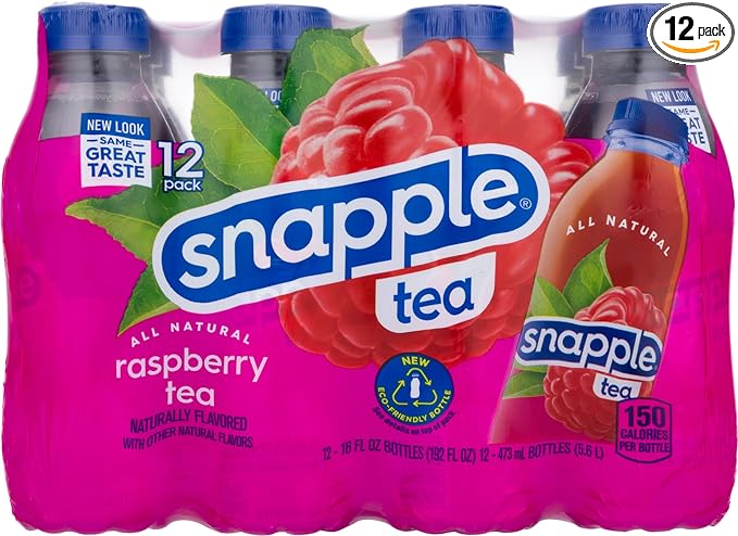 Snapple Raspberry Tea 16 Fl Oz 12 Pack
