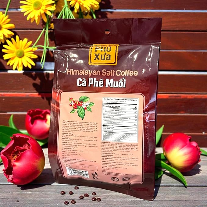 Instant Coffee Powder Quick Dissolving (2 PACKS HIMALAYAN SALT COFFEE)