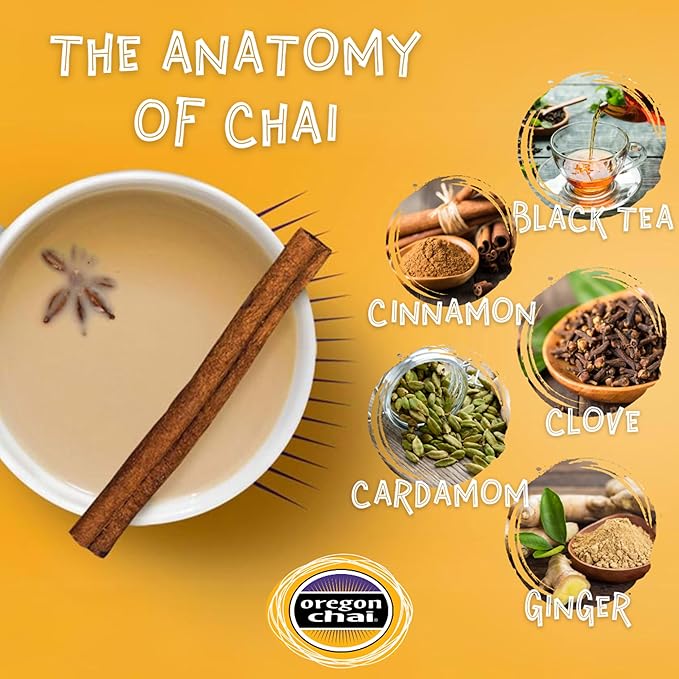 Oregon Chai Extra Spicy Super Concentrate 64 Fluid Ounce (Pack of 1)