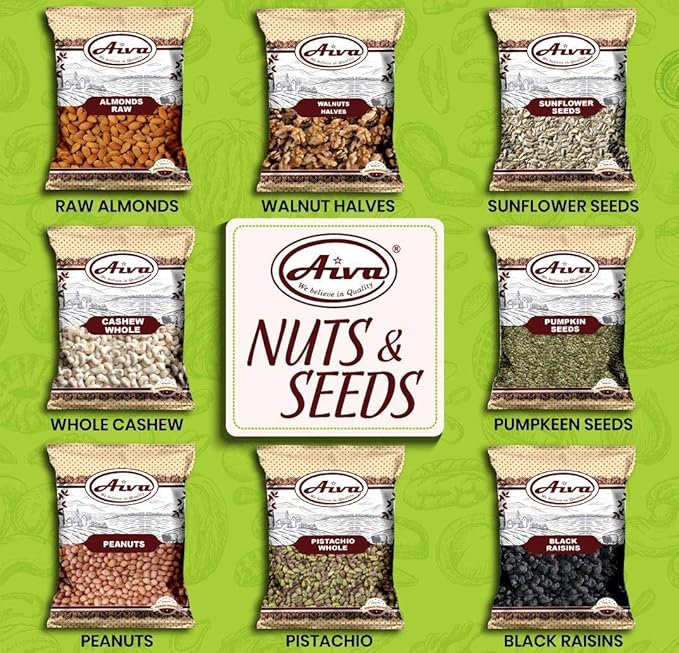 AIVA - Cashew Pieces Raw Premium Grade 10 lb Bulk Unroasted &amp Unsalted Cashews for Cooking Baking &amp Topping