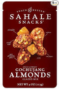 Sahale Snacks Gochujang Almonds Glazed Mix Kosher Gluten Free 4 Ounce (Pack of 6)