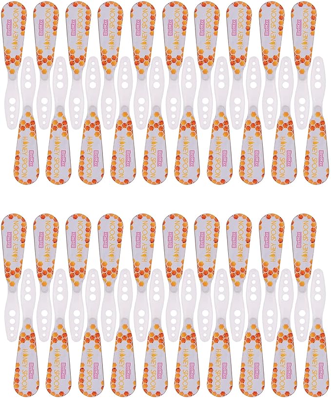 Honey Spoon 60-Count Pack of 100% US OU-Certified Kosher Honey (2.5 oz per spoon)