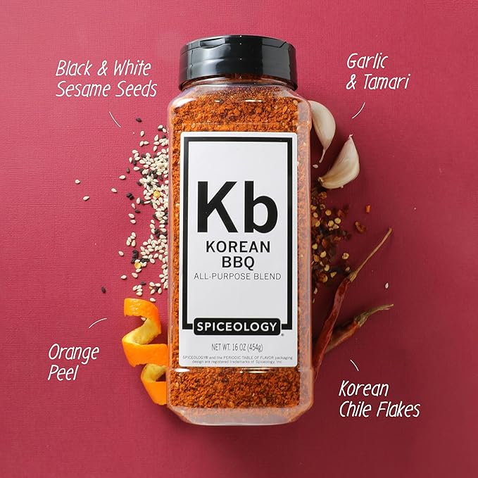 Spiceology – Sweet &amp Savory Seasoning Bundle – Korean BBQ &amp Maui Wowee Teriyaki Blends – Asian-Inspired Rubs for Pork Chicken Pineapple Ribs &amp More – Bold Sweet Umami Flavor