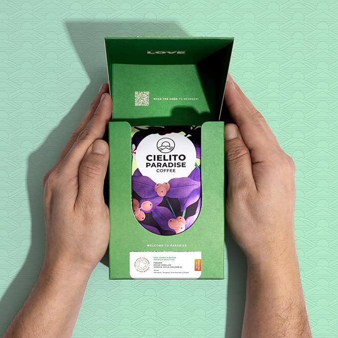 Medium Roast Gesha Honey Coffee - Whole Bean from Garzón Huila Colombia Single Origin Exotic Notes of Mandarin Tangelo Strawberry &amp Grape 12oz