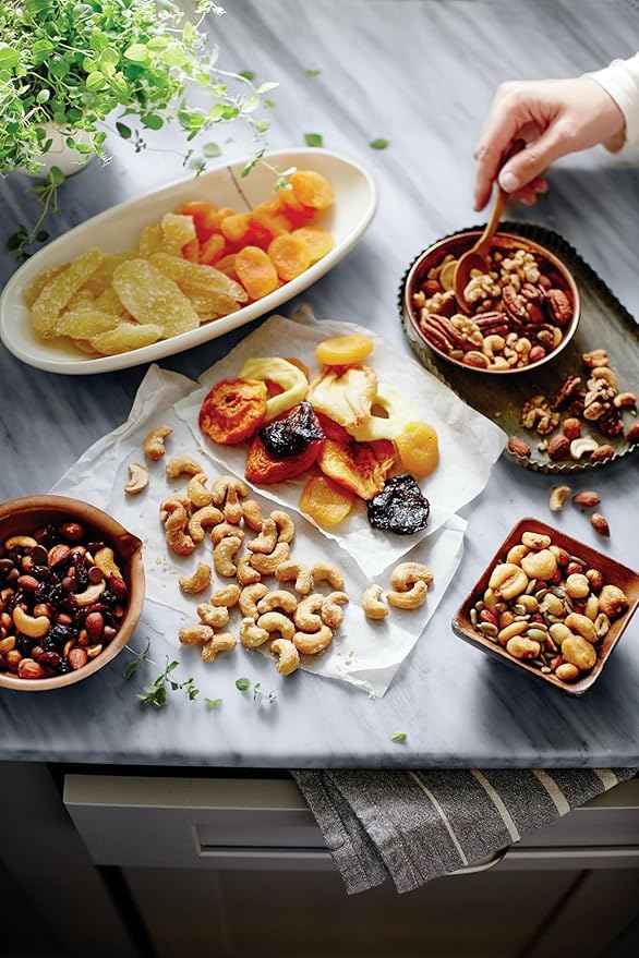 Harry &amp David Dried Fruit And Nut Tray Healthy Snack Mix Fruit And Nut Gift Basket Includes Apricots Peaches Dates Prunes Pears Cashews Pistachios Peanuts Almonds All Occasions