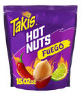 Takis Fuego Hot Nuts 15.02 oz Sharing Size Resealable Bag Hot Chili Pepper &amp Lime Flavored Extreme Spicy Double-Crunch Peanuts