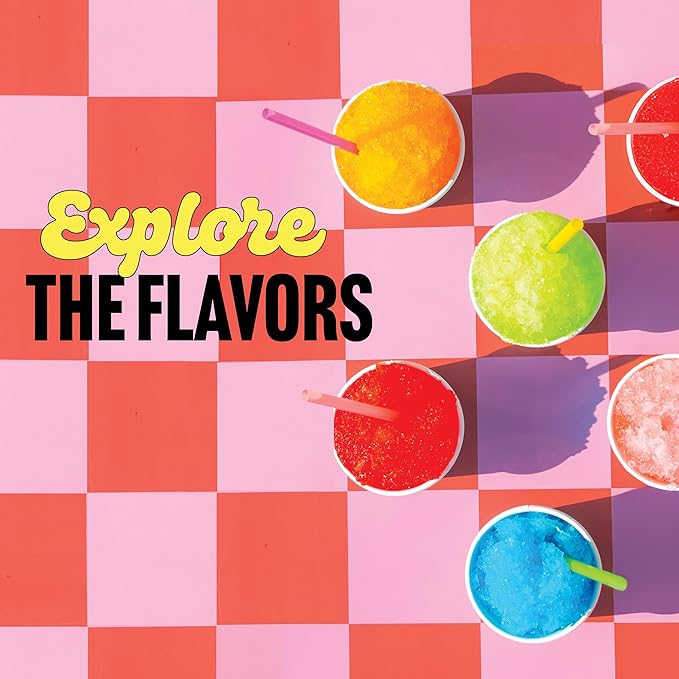 Hawaiian Shaved Ice Syrup Assortment 6 Popular 16oz Flavors: Cherry Grape Blue Raspberry Tiger's Blood Lemon-Lime Pina Colada