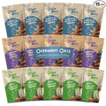 Dozy Oats Overnight Oatmeal Packets Cinnamon Oatalicious Variety Box with Rolled Oats Chia Seeds Date Powder and Dried Fruit. Gluten-Free Natural Source of Protein and Fiber 15-Pack