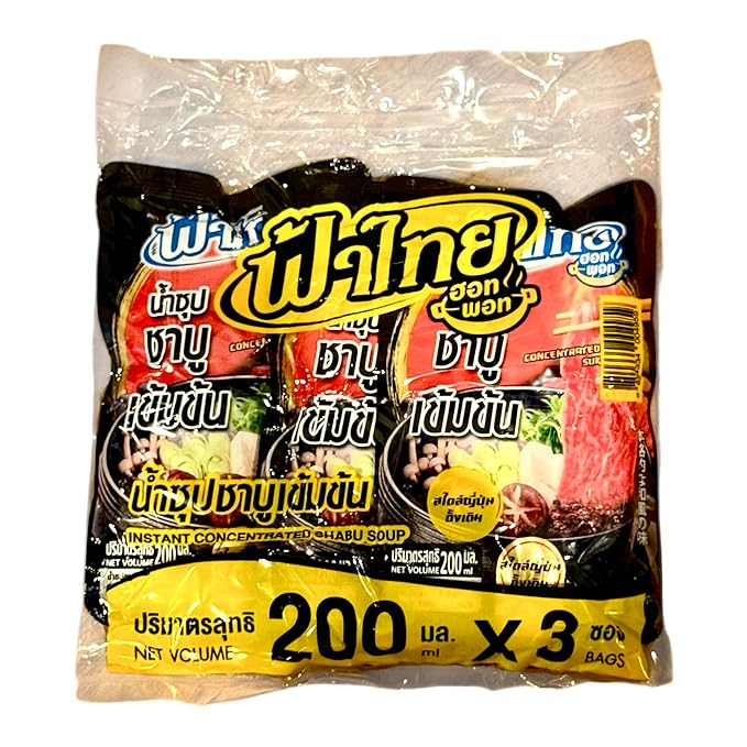 AquaNation Listing For Fa Thai Concentrated Japanese Sukiyaki Shabu Shabu Soup Base – Authentic Sweet &amp Savory Hotpot Broth Perfect for Sukiyaki Shabu Shabu &amp Noodle Soups – 6.76 Fl oz (200m