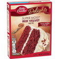 Betty Crocker Delights Super Moist Red Velvet Cake Mix 15.25 oz.
