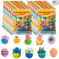 Easter Marshmallow Gummies - 10 Fun Designs 12-Pack Total 120 Individually Wrapped Gummies - Gluten-Free &amp Dairy-Free Perfect for Egg Hunts