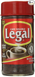 Cafe Legal Instant Coffee 3.5-Ounce (Pack of 6)