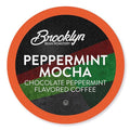Brooklyn Beans Peppermint Mocha Coffee Pods for Keurig K-Cup Brewers 40 Count Single-Serve Pods Flavor Enhanced Minty Chocolate Coffee