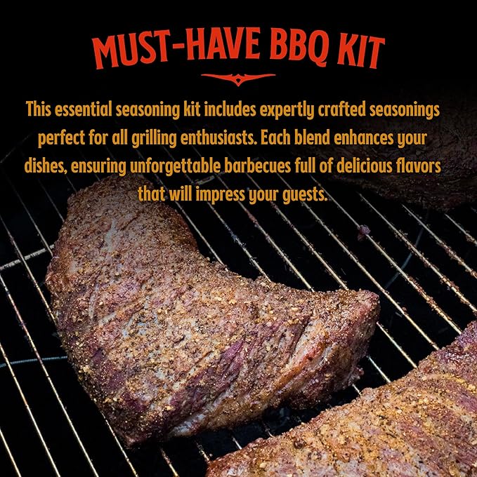 Big Poppa’s Must Have BBQ Seasoning Bundle – Award-Winning Versatile BBQ Rub Seasoning Set for Chicken Fish Burgers and Tacos – Balanced Crowd-Pleasing Flavor for Home Grillers – 4-Pack Set