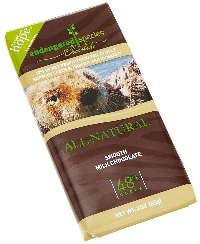 Endangered Species Milk Chocolate Bar (48% cocoa)