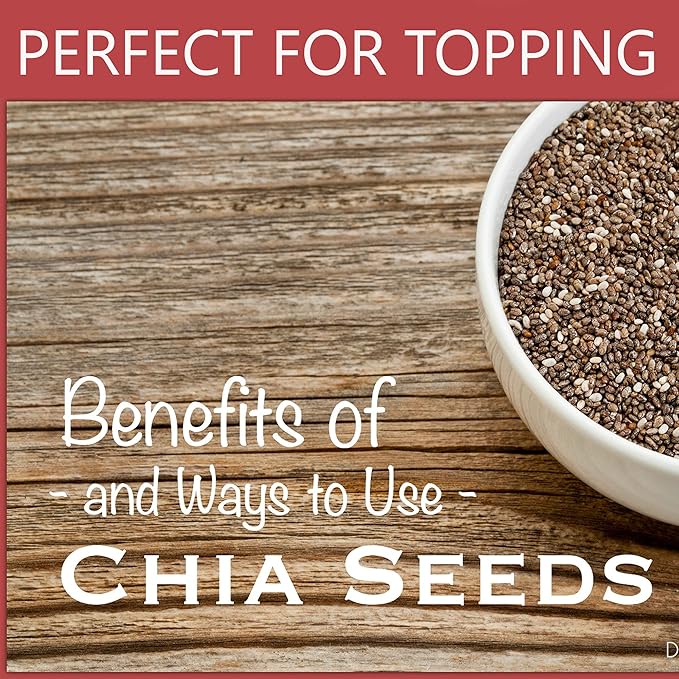 NY Spice Shop Raw Black Chia Seeds – All Natural Dried Herbal Seeds Bulk - Versatile &amp Flavorful Extract (3 Pound)