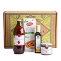 Mercato di Bellina Organic Pizza Kit Gift Basket - Authentic Homemade Pizza Making Kit for Home Chefs Italian Gift Basket Includes Organic Crust Mix Sauce Garlic EVOO &amp Sun-Dried Tomatoes