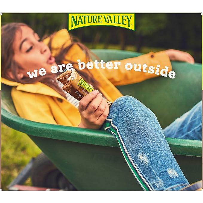 Nature Valley Crunchy Granola Bars Pecan Crunch 1.49 oz 6 ct 12 bars (Pack of 12)
