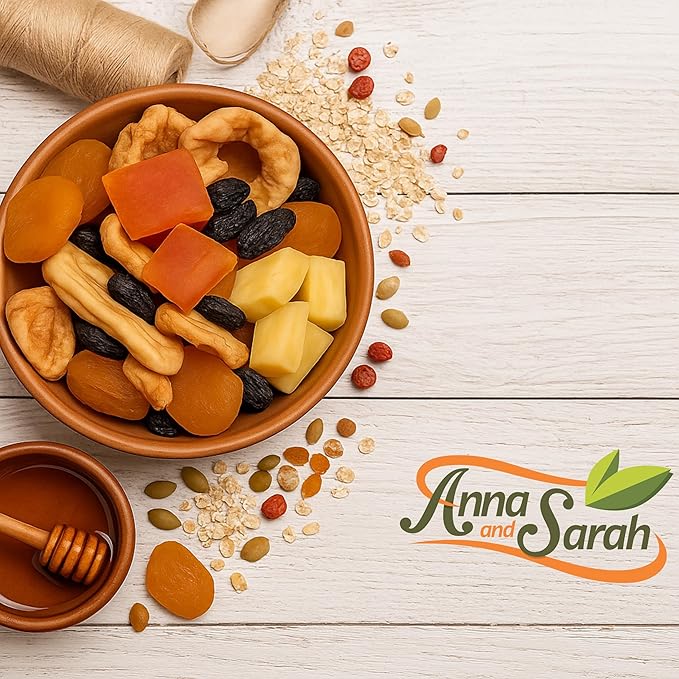 Anna and Sarah Organic BITTER Apricot Kernels 32 oz Whole Raw Apricot Seeds Sun Dried Kosher Vegan Gluten Free Spices and Seasonings for Cooking Large Size Bulk in Resealable Bag 2 Lbs