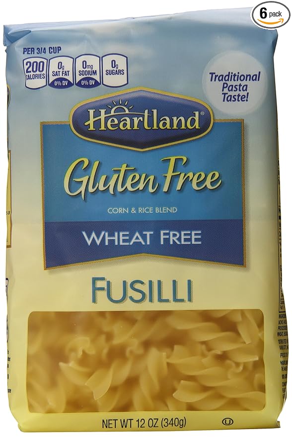 Heartland Gluten Free Fusilli 12 Ounce (Pack of 6)