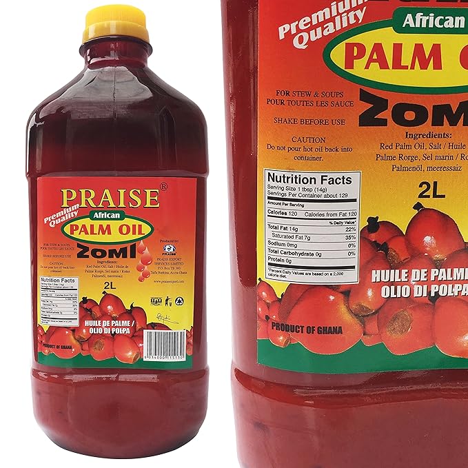 Praise Red Palm Oil 2-Liters - Zomi