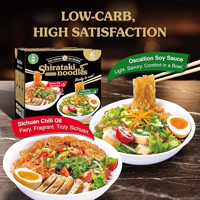 O’scallion Shirataki Noodles (2 Flavor(Variety))