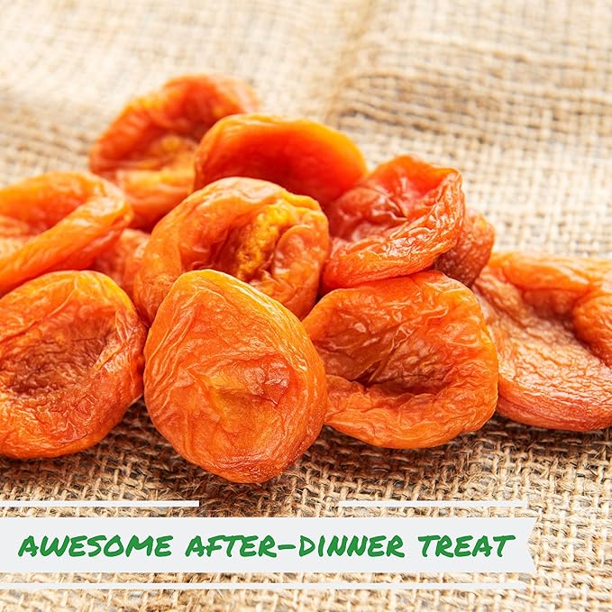 California Dried Apricots by Its Delish 5 Lbs Bulk Bag | Fancy Apricot Dried Fruit | Naturally Sweet &amp Tangy Healthy Snack No Sugar or Color Added | Vegan Kosher