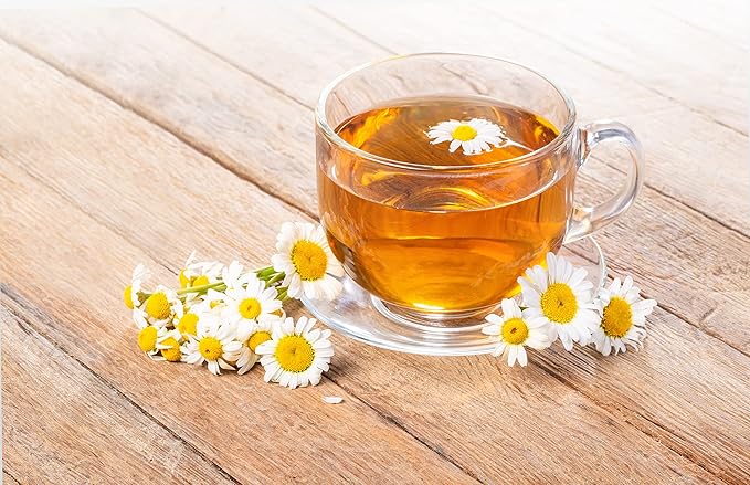 Cha4Tea 36-Count Pure Chamomile Herbal Tea Pods Compatible with Keurig Brewers - Bedtime/Sleep-well/Nightly Calm/Relaxing Tea