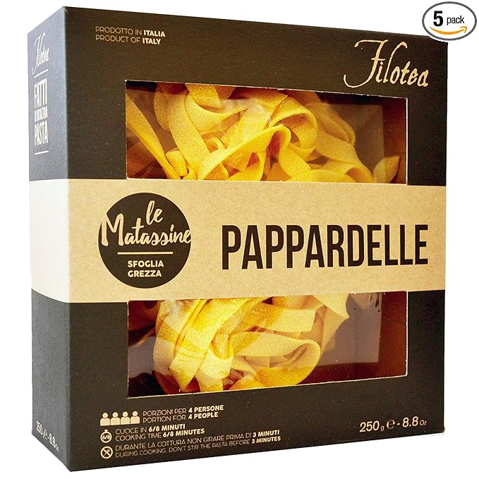 Filotea Le Matassine Egg Pappardelle Nests - 8.8 oz - 5 Pack
