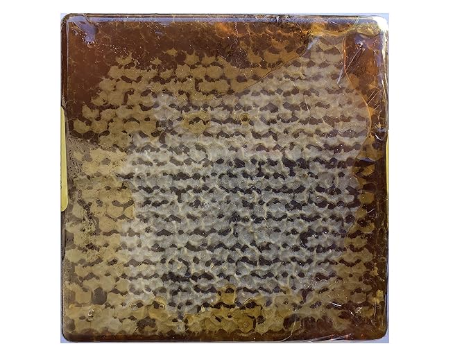 California Raw Desert Wildflower Comb Rose Honey w/PROPOLIS Honeycomb Square Box 12 Oz. Pure 100% Natural | Gift Wrapped