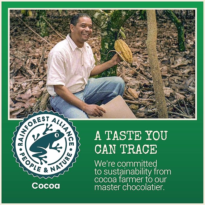 Chocolove Mint Crème Chocolate Bites | 55% Cocoa | Refreshing Mint Filling | Crafted with Premium Dark Chocolate | Non-GMO &amp Gluten-Free 3.5 oz Pack (8 Pack)