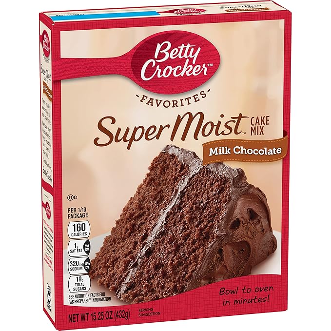 Betty Crocker Favorites Super Moist Milk Chocolate Cake Mix 15.25 oz.