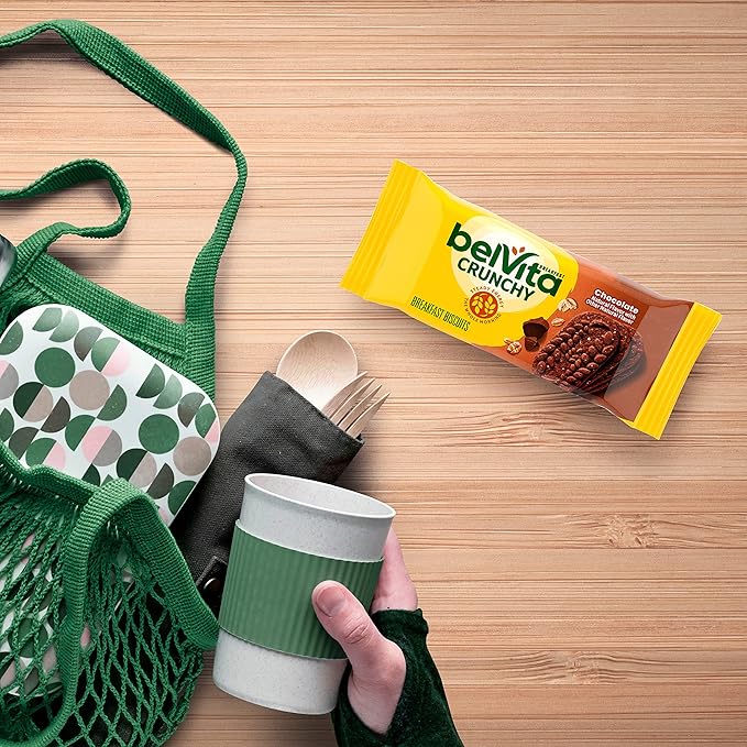 belVita Breakfast Bars Biscuits Chocolate 30 Total Packs 6 Boxes (4 Biscuits Per Pack)