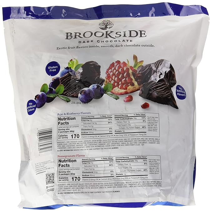 HERSHEY'S Brookside Dark Chocolate Variety Pack 21 Ounce