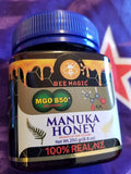 Bee Magic Raw Manuka Honey potency MGO850+ Kosher Single Barrel Batch 250 gr/8.82 oz